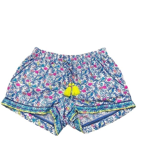 Ladies Vineyard Vines Flamingo Floral‎ Print Cotton Short Size XS - Picture 2 of 9